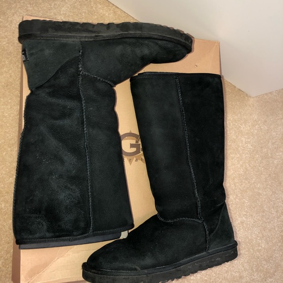 Classic Tall II Boot Black 5815W - Picture 7 of 11